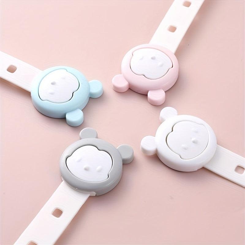 3pcs Adjustable Drawer Safety Locks for Kids & Fridge Protection