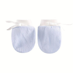 Baby No Scratch Mittens Stay On Adjustable Infant Gloves For Boys Girls
