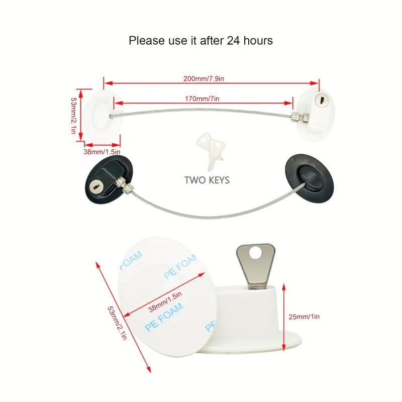 1pc Punch Window Safety Lock Buckle Window Limiter Sliding Door Lock