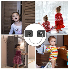 Child Safety Locks 2 Pack Multifunctional Window Drawer Refrigerator Lock