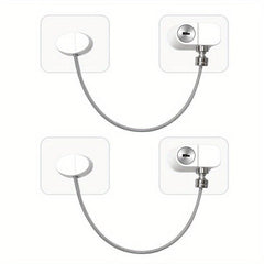 Child Safety Locks 2 Pack Multifunctional Window Drawer Refrigerator Lock