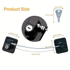 Child Safety Locks 2 Pack Multifunctional Window Drawer Refrigerator Lock