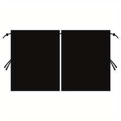 2pcs Car Divider Sunshade Curtains For Privacy Travel