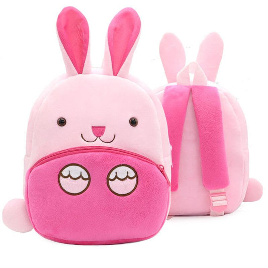 Plush Kid Backpack for Engineering Car Lovers