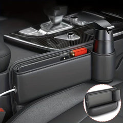 Car Seat Organizer Front Seat Storage Bag With Cup Holder
