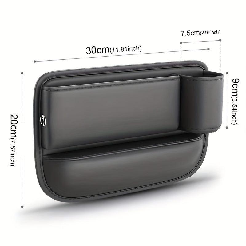 Car Seat Organizer Front Seat Storage Bag With Cup Holder