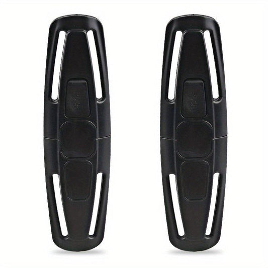 2pcs Car Baby Safety Seat Strap Belt Harness Chest Clip Buckle Latch