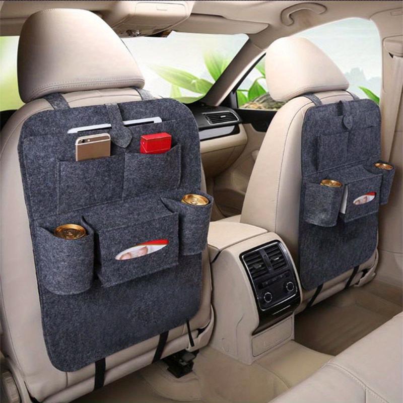 Felt Car Seat Storage Bag Backrest Mounted