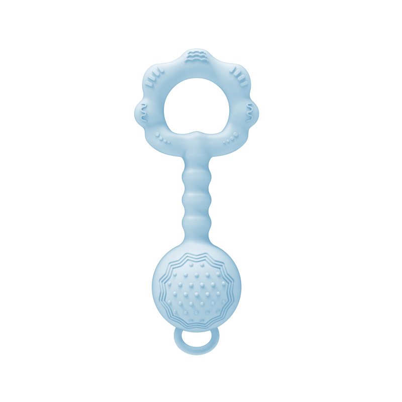 Baby Rattles & Teething Toys for 0-12 Months - Sensory & Gum Massage Essentials