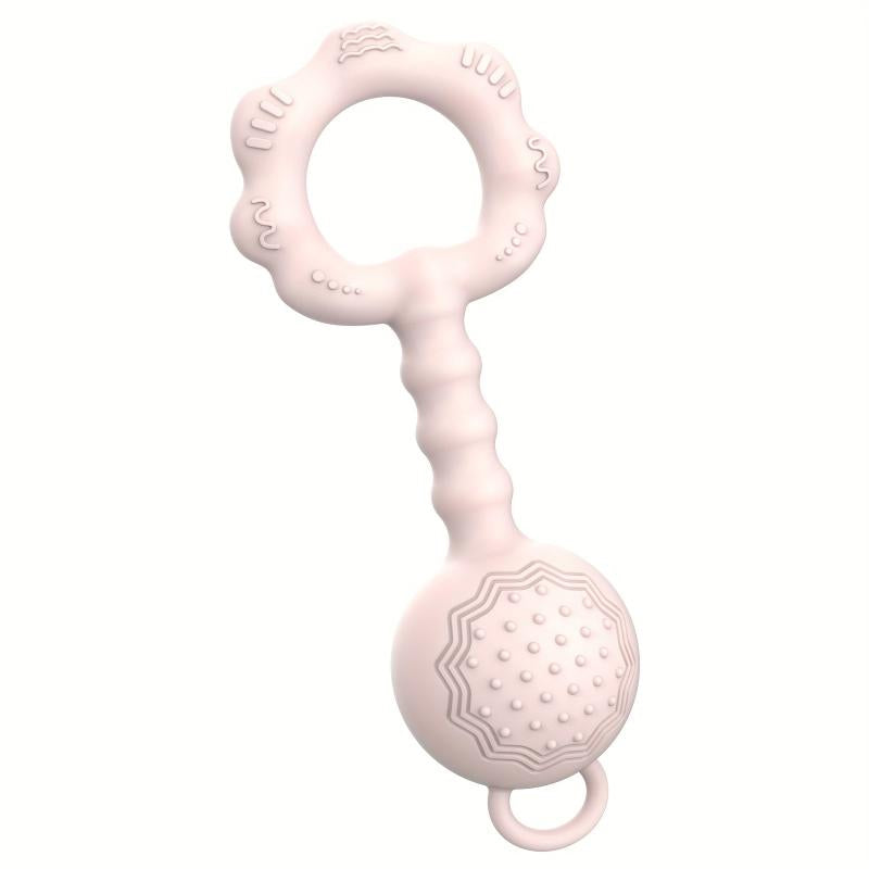 Baby Rattles & Teething Toys for 0-12 Months - Sensory & Gum Massage Essentials