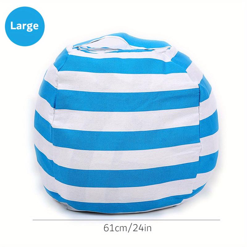 Kids Stuffed Animal Storage Bean Bag Chair Cover