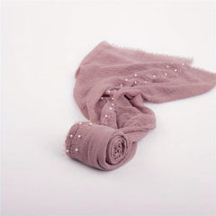 3 Months Baby Pearl Wrap Cloth Photography Props