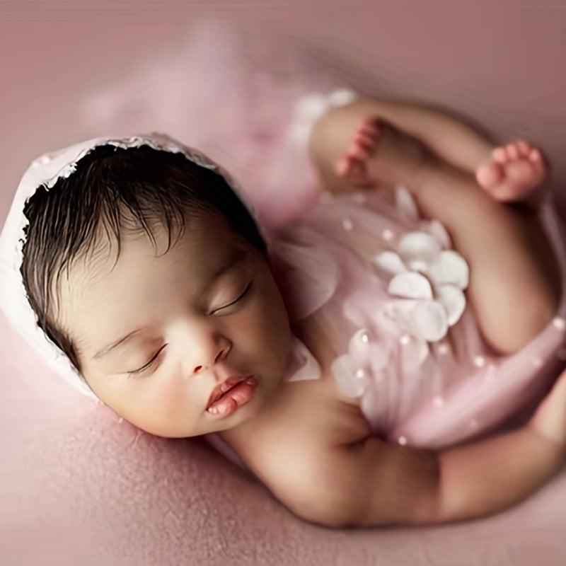 3 Months Baby Pearl Wrap Cloth Photography Props