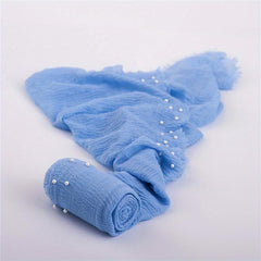 3 Months Baby Pearl Wrap Cloth Photography Props