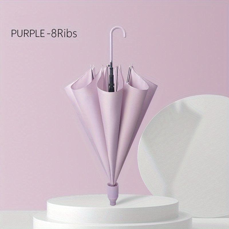 Large Windproof Umbrella with Auto Open and Leak-proof Cover