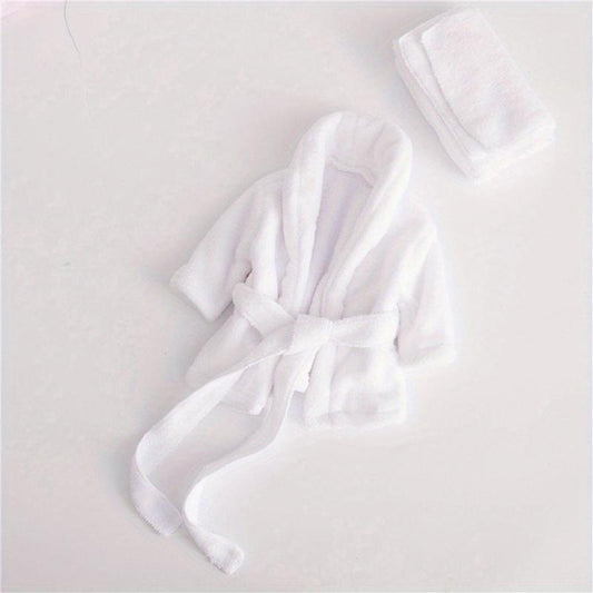 2pcs Baby Photo Bathrobe Set Thickened Props