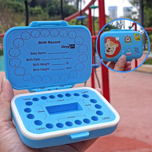 Kids Baby Teeth Keepsake Box Tooth Saver Holder