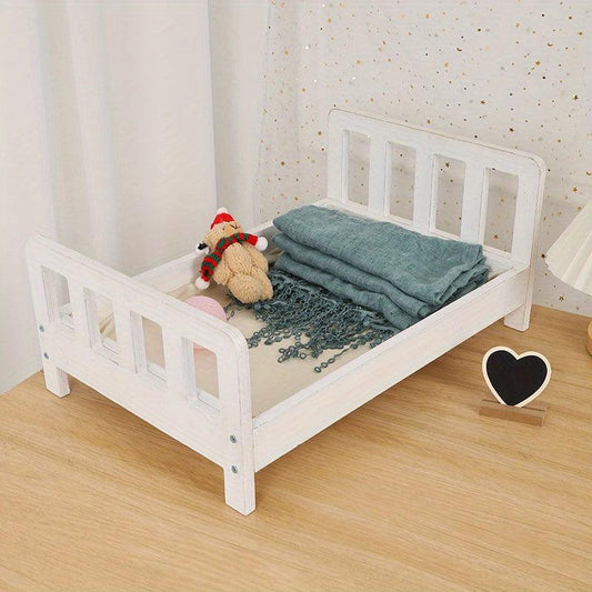 Large Wooden Baby Photography Bed for Baby Photo Props