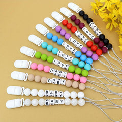 Personalized Dummy Clip for Baby - Customized Baby Pacifier Leash