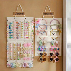 Wall Mounted Storage Bag for Girl's Hair Accessories