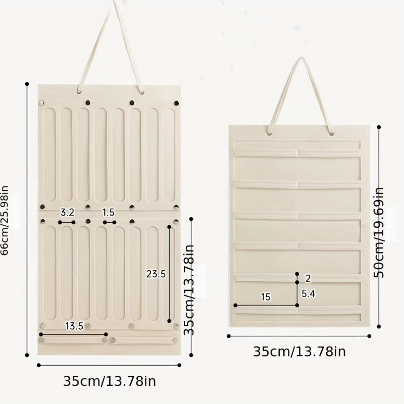 Wall Mounted Storage Bag for Girl's Hair Accessories