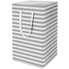 20 Gallon Foldable Laundry Basket Easy Carry Handle Waterproof Storage Basket