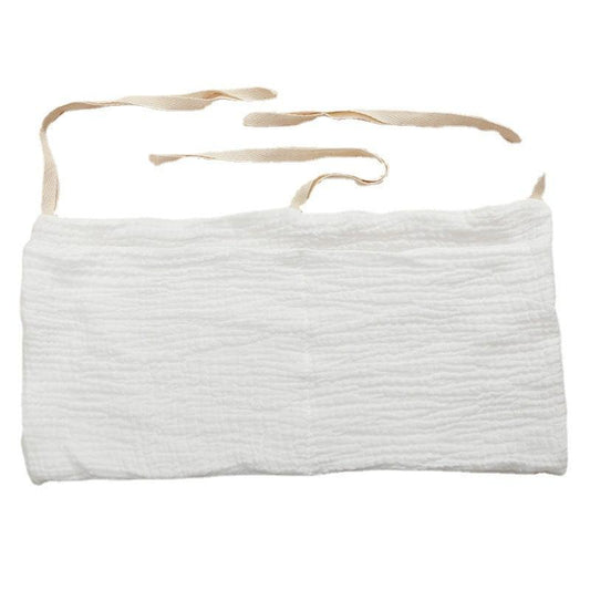 Double Layer Cotton Baby Bedside Storage Bag Two Pockets Stroller Hanging Bag