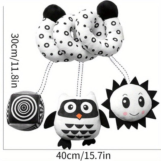 Hanging Toys For Crib Stroller Plush Toy Ladybug Rainbow Owl