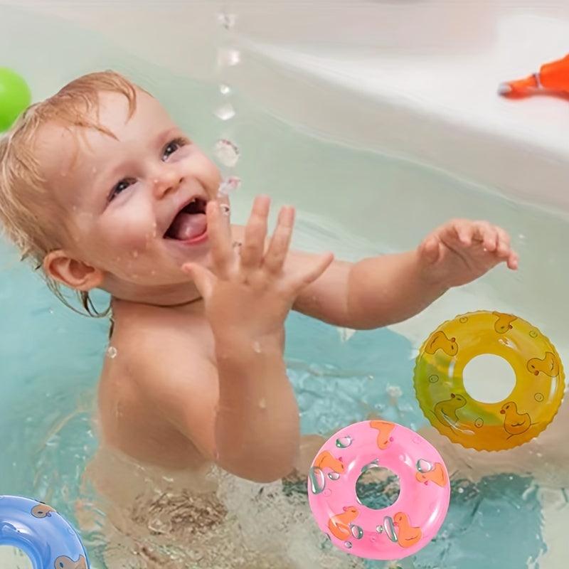 5Pcs Set Mini Swimming Ring Toy for Baby Fun Swimming Doll