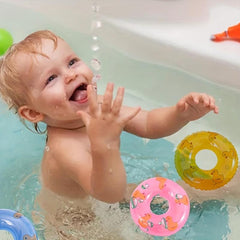 5Pcs Set Mini Swimming Ring Toy for Baby Fun Swimming Doll
