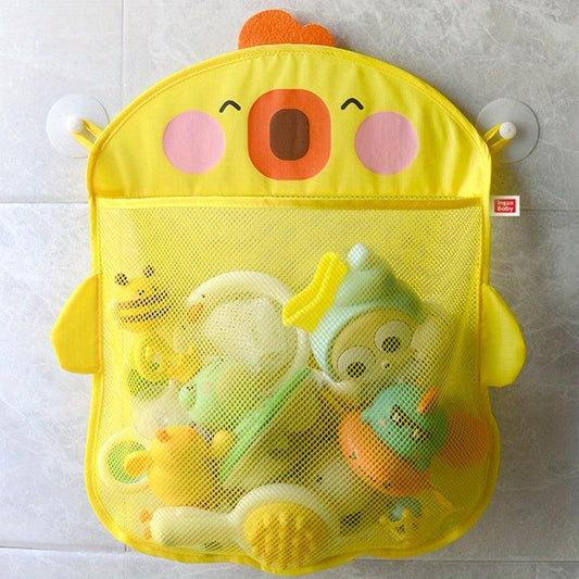 Cartoon Style High Capacity Bathroom Net Pocket For Kids