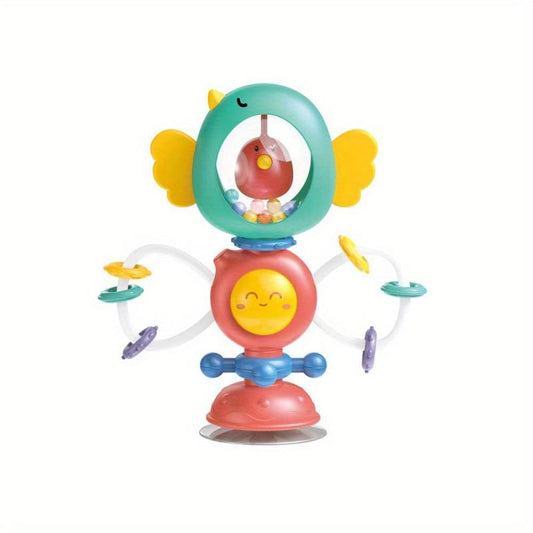 Baby Toy Set Suction Cup Rattle High Chair Toy