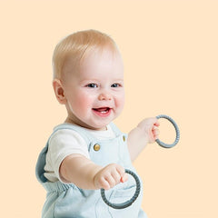 Silicone Baby Teether Bracelet Attach Toys Teether Wearable