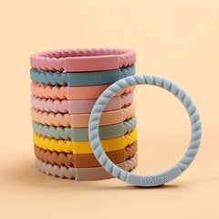 Silicone Baby Teether Bracelet Attach Toys Teether Wearable