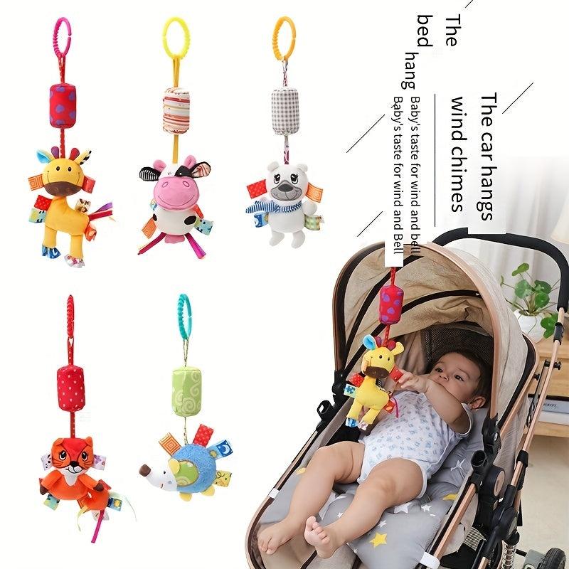 Cute Aeolian Bells Plush Toy for Baby's Stroller, Bed, Car Seat