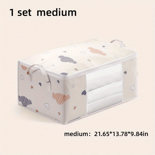 Cloud Love Pattern Quilt Storage Bag Moisture Proof Package