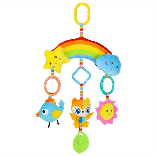 Rainbow Stroller Hanging 0-3 Years Old Plush Toy