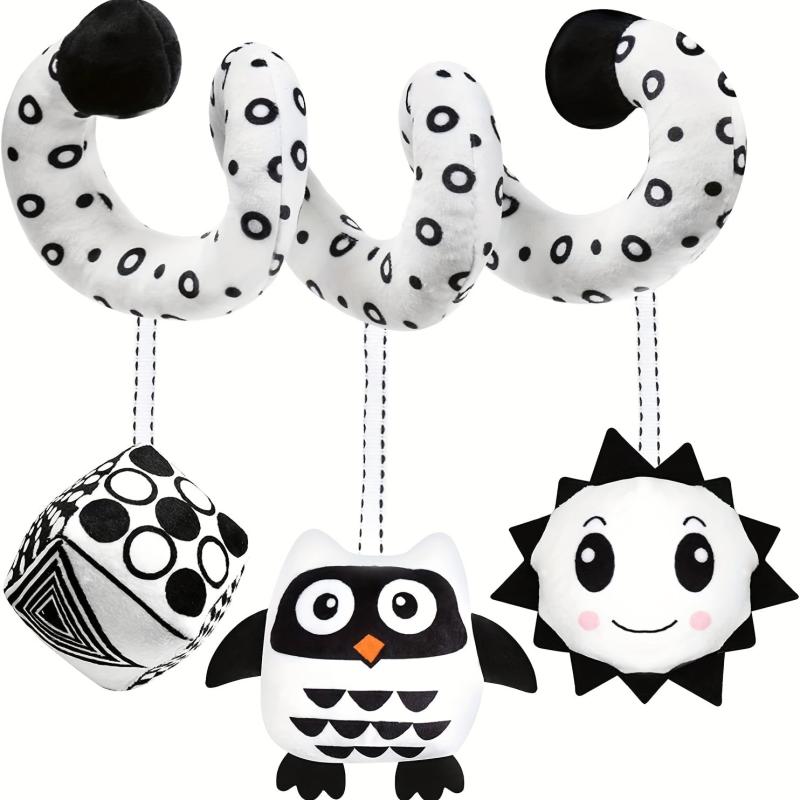 Newborn Spiral Hanging Plush Toy for Stroller, Car Seat, Bed