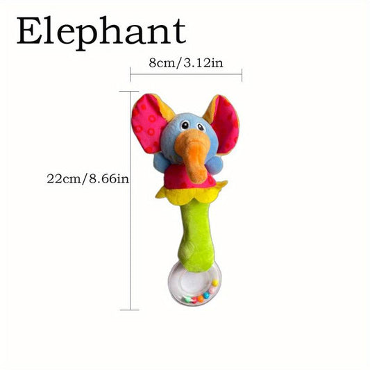 Soft Rattles Shaker Toy for Infant Development 3-12 Months