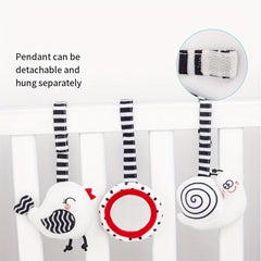 Baby Toy Safety Seat Soothing Doll Bed Bell Infant Stroller Rattle Mirror