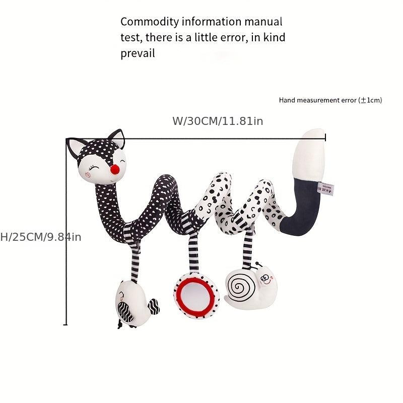 Baby Toy Safety Seat Soothing Doll Bed Bell Infant Stroller Rattle Mirror