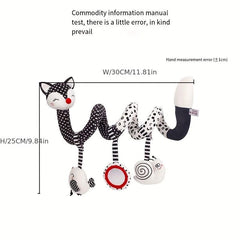 Baby Toy Safety Seat Soothing Doll Bed Bell Infant Stroller Rattle Mirror