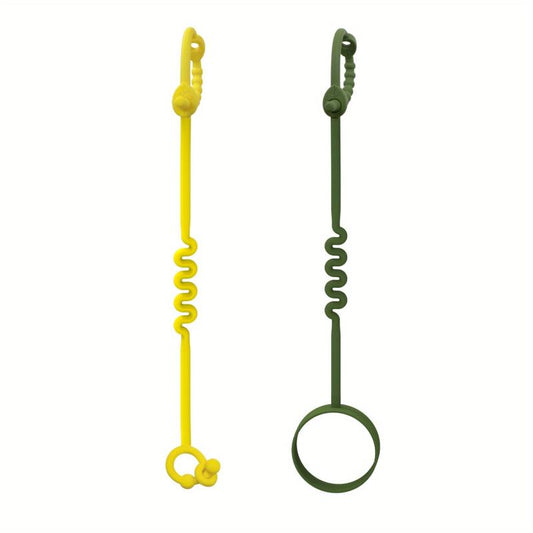 Toy Safety Straps Pacifier Holder Clip Self Adjusting Baby Toddler Bottle Straps