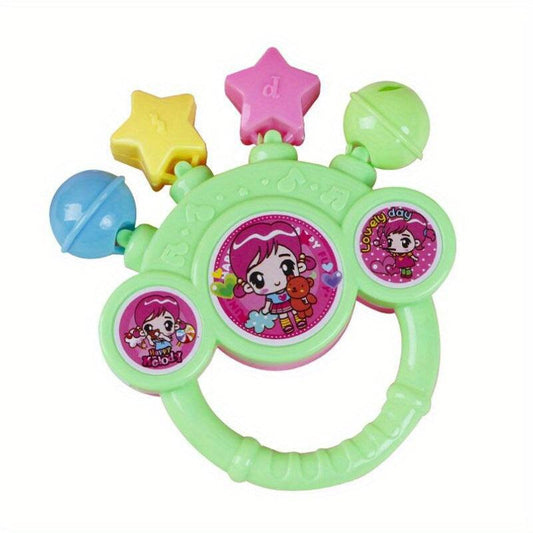 Baby Five Finger Hand Rattle Soothing Toy