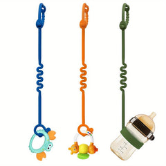 Adjustable Silicone Toy Safety Straps for Baby Gear