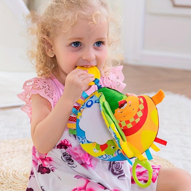 Rattle Ring Paper Car Hanging Cloth Book for Baby