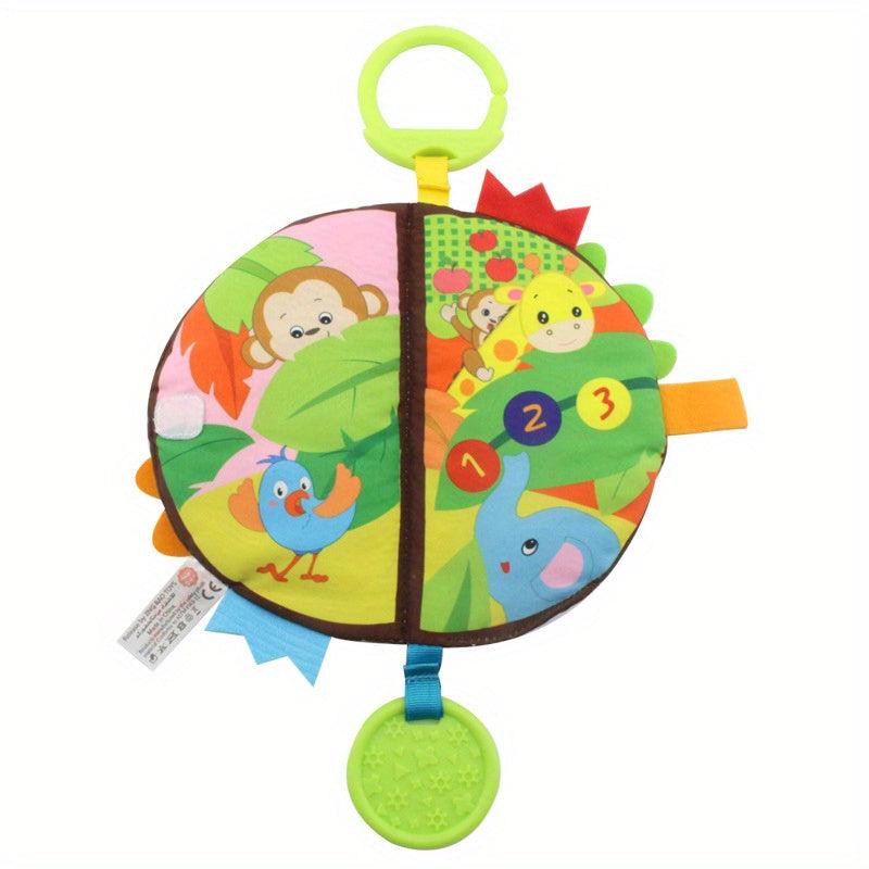Rattle Ring Paper Car Hanging Cloth Book for Baby