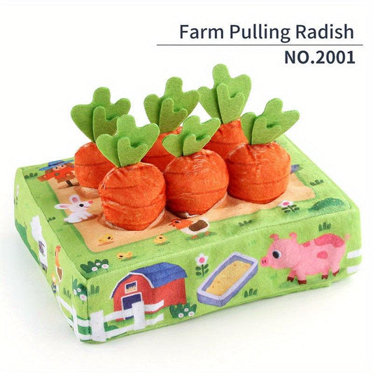 Carrot Toy for Babies 0-3 Years Old Animal Recognition