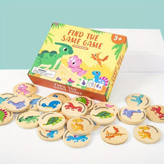 Dinosaur Matching Game Puzzle Wooden Toys
