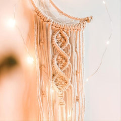 Boho Moon Macrame Wall Pediments - Perfect for Women & Teens